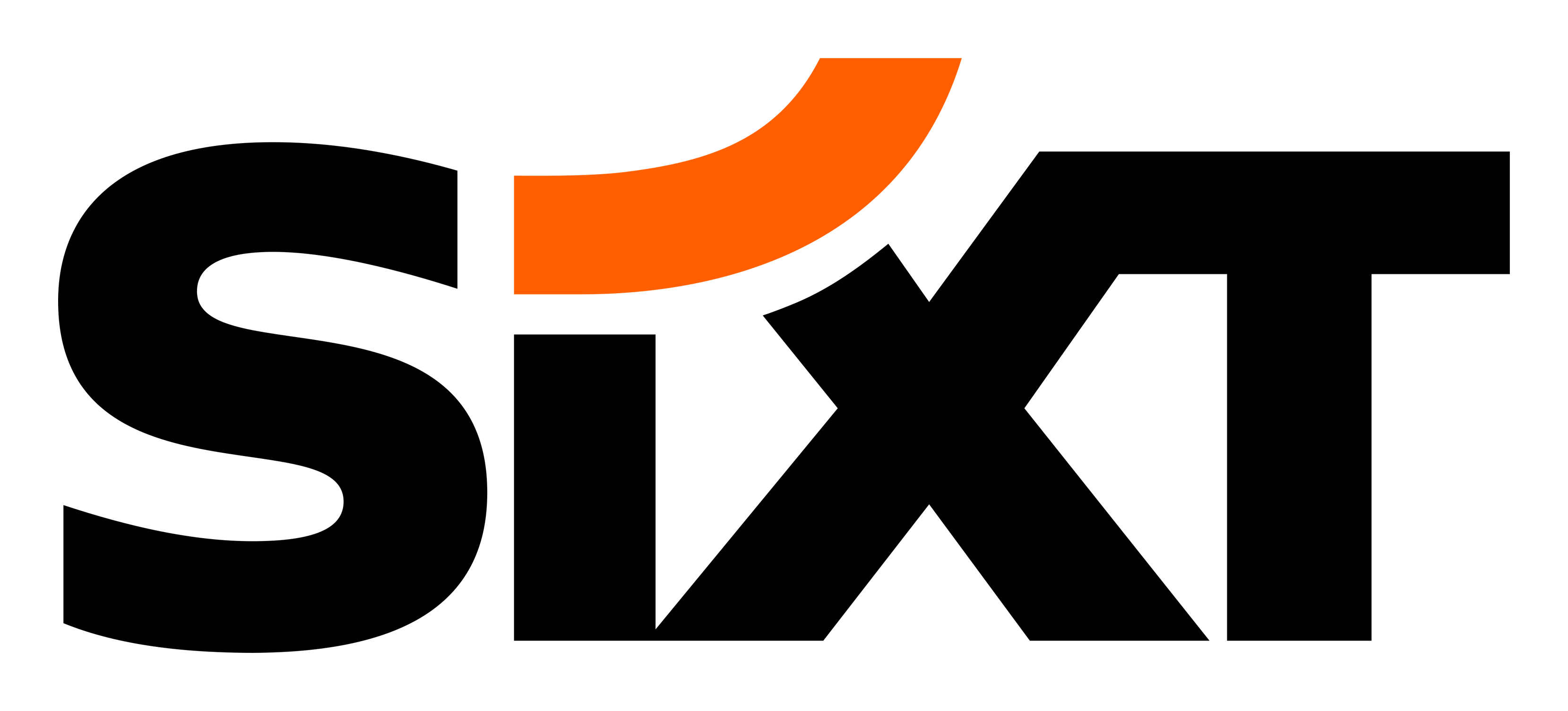 Sixt logo on a transparent background