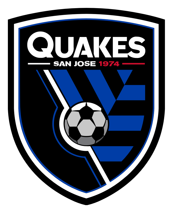 SJ Earthquakes logo, icon version, on a transparent background