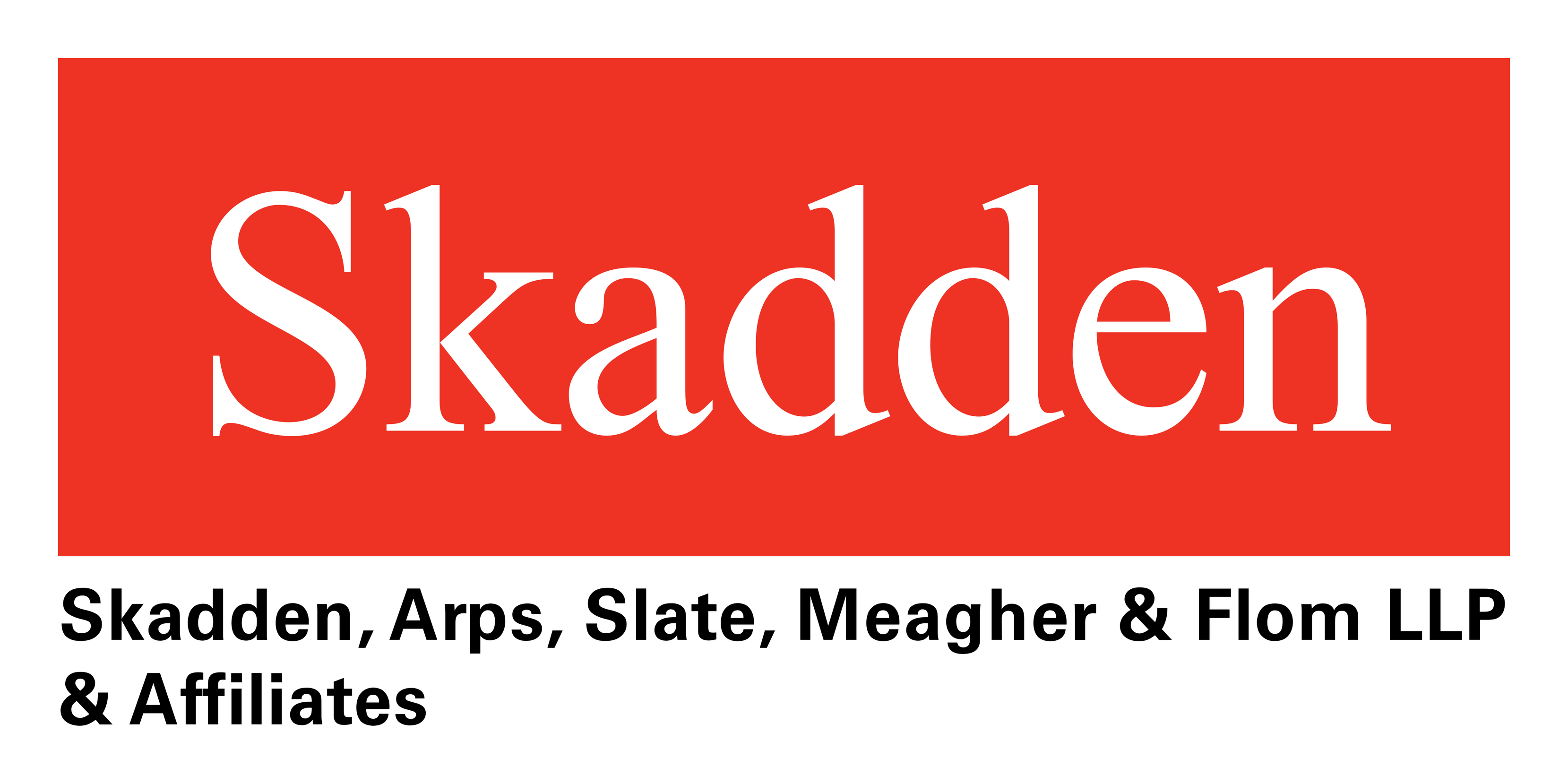 Skadden logo on a transparent background