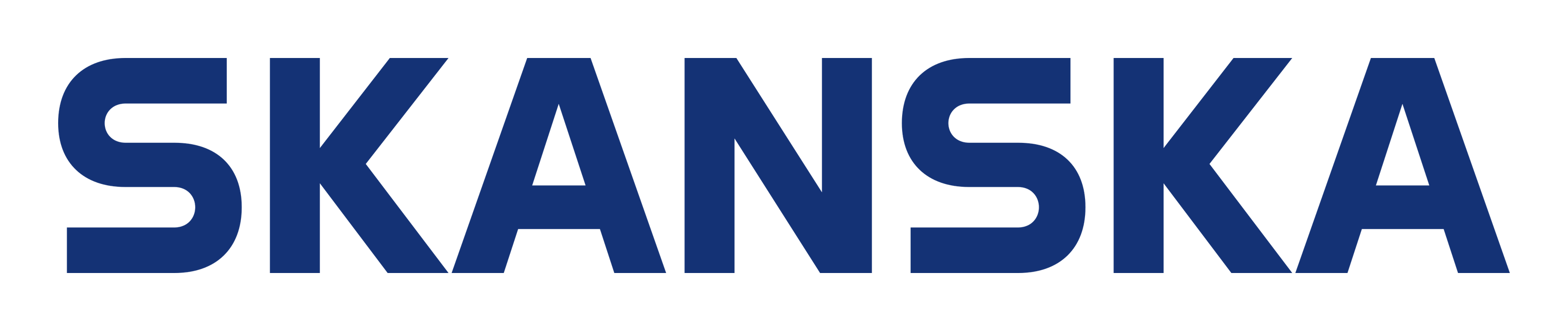 Skanska Ab logo on a transparent background