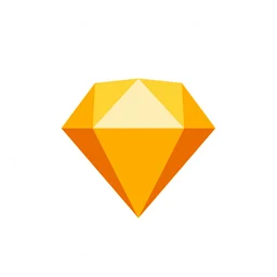 Sketch logo, icon version, on a transparent background