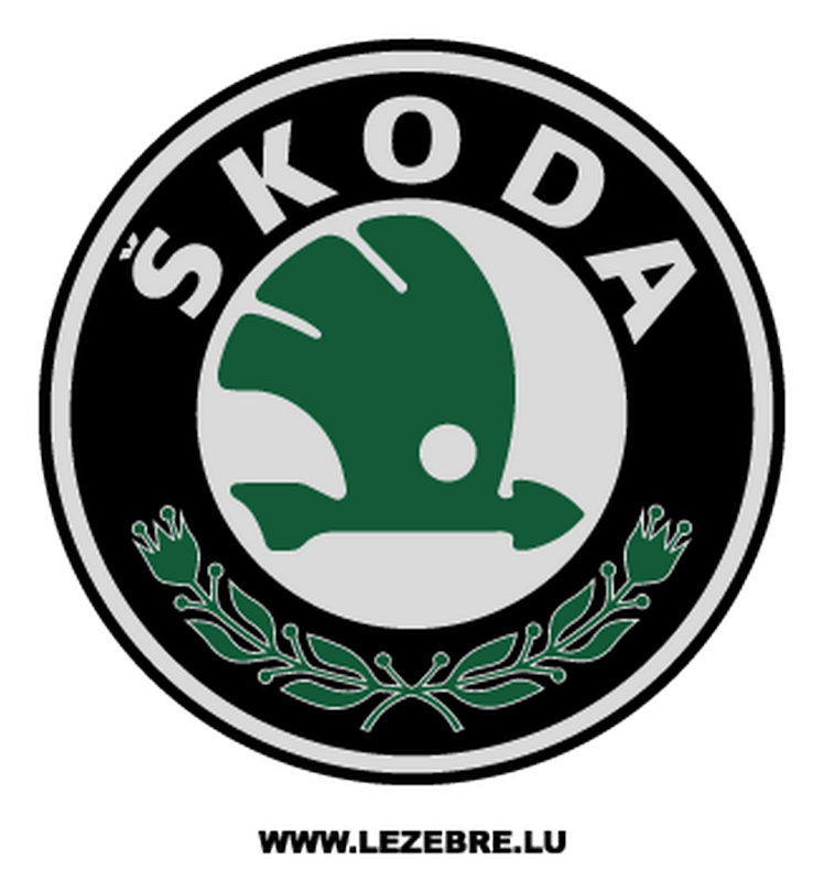 Skoda logo on a transparent background