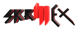 Logo da Skrillex, versão logotipo, em fundo transparente