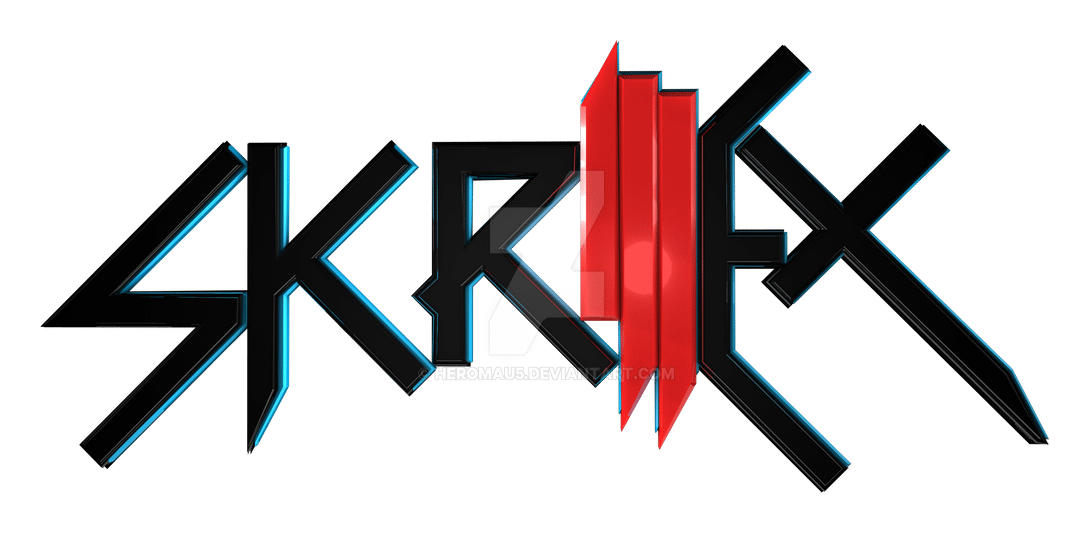 Logo da Skrillex em fundo transparente