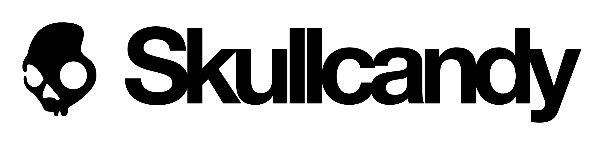 Skullcandy logo on a transparent background