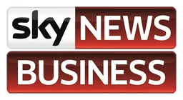 Sky News logo, horizontal version, on a transparent background