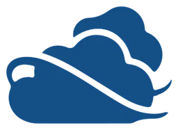 Skydrive logo, horizontal version, on a transparent background