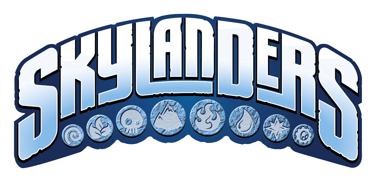 Skylanders logo on a transparent background