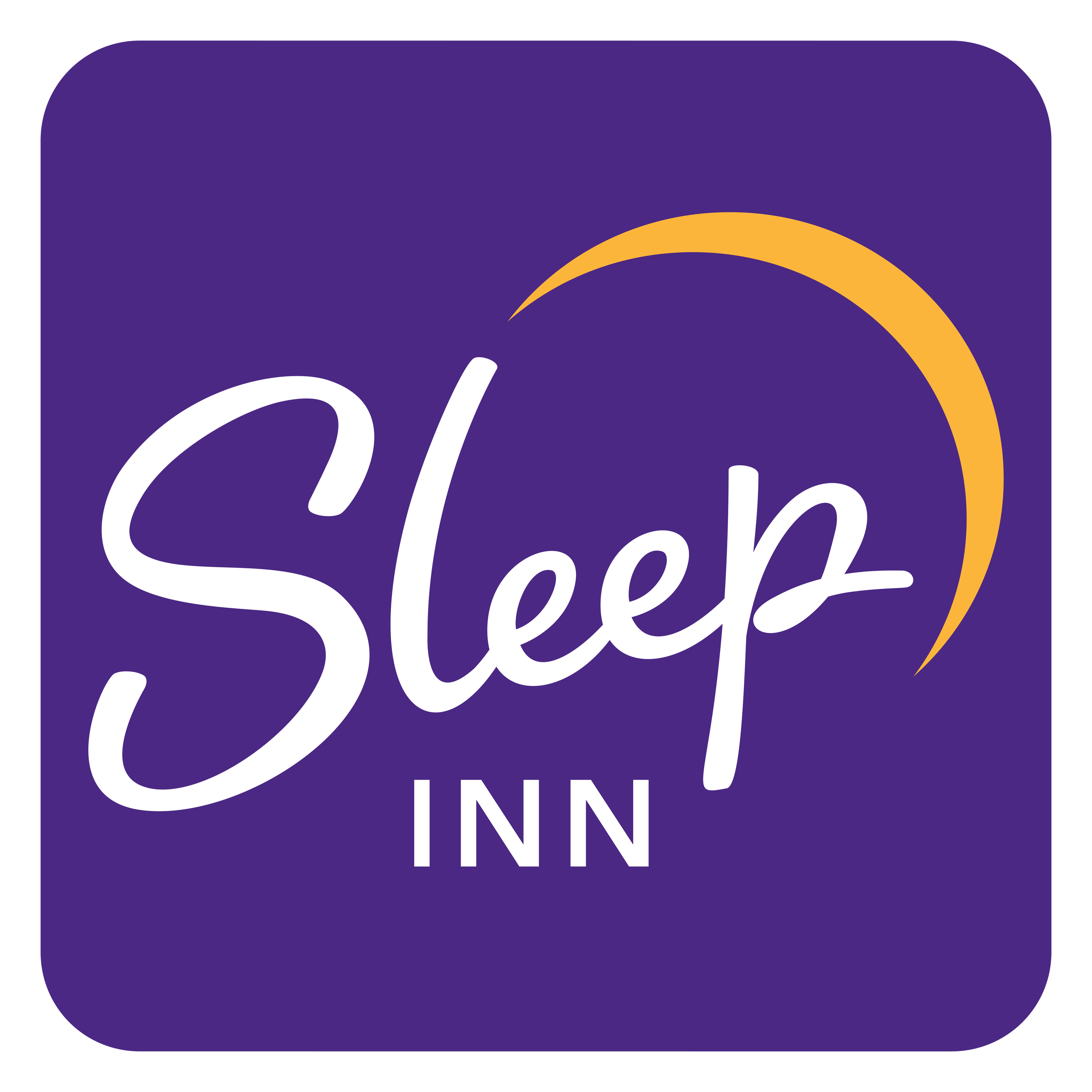 Sleep Inn logo on a transparent background