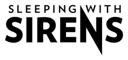 Sleeping With Sirens logo, black version, on a transparent background