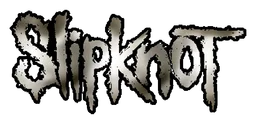 Slipknot logo, monochrome version, on a transparent background