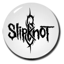 Slipknot logo, monochrome icon version, on a transparent background