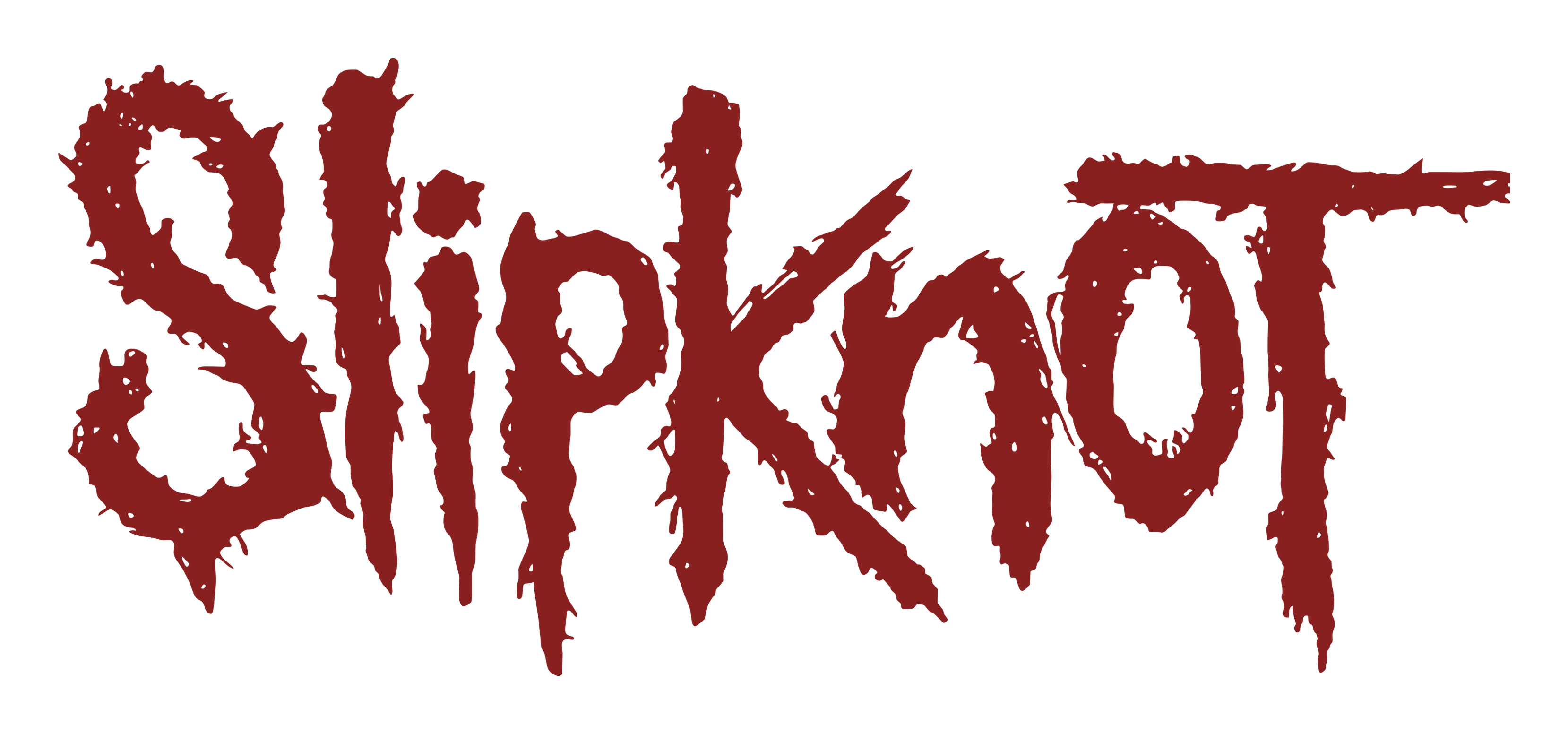 Slipknot logo on a transparent background