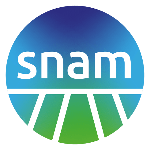 Snam Logo auf transparentem Hintergrund