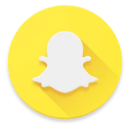 Snapchat logo, icon version, on a transparent background