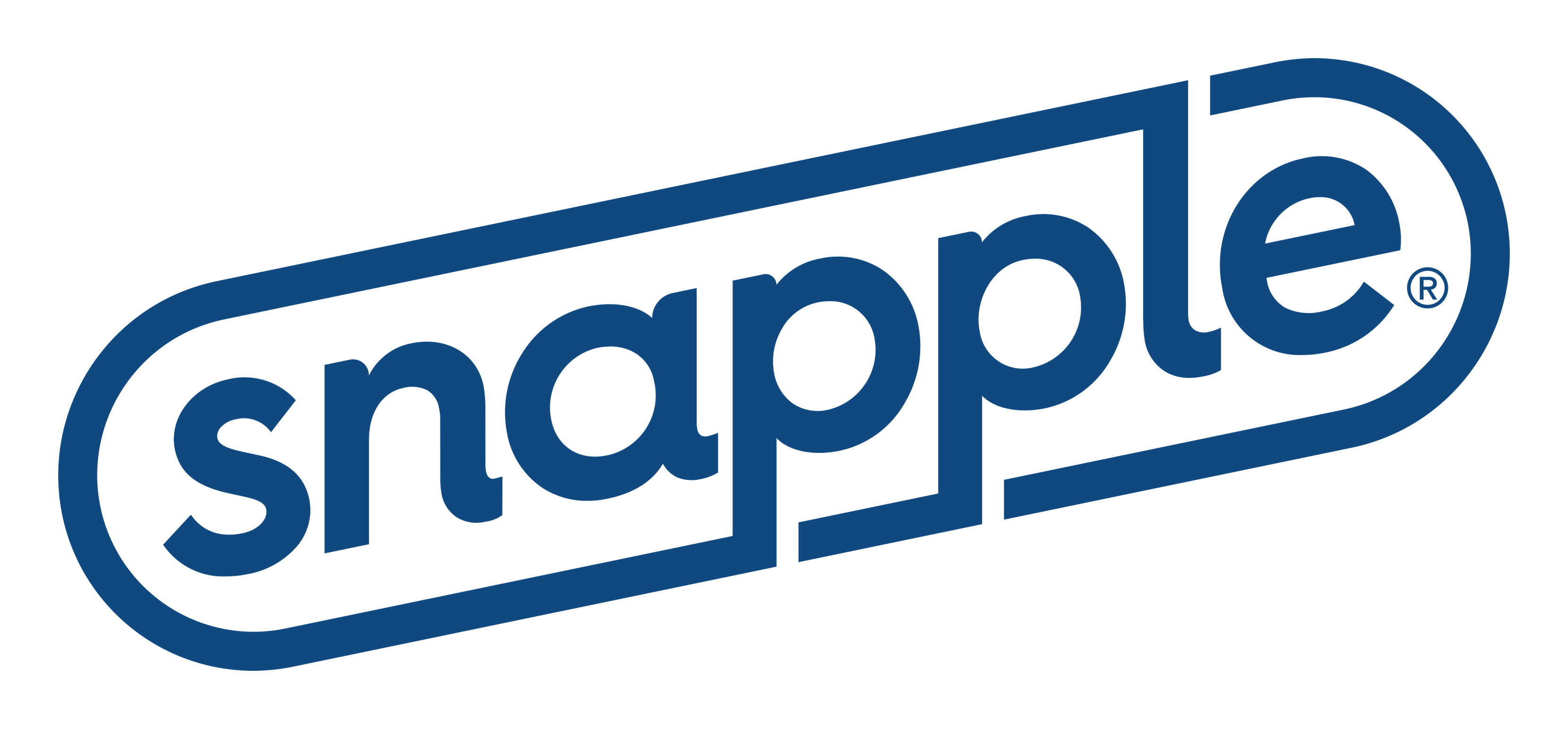 Snapple logo on a transparent background
