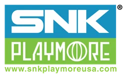 SNK Playmore logo, horizontal version, on a transparent background