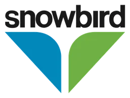 Snowbird logo, horizontal version, on a transparent background
