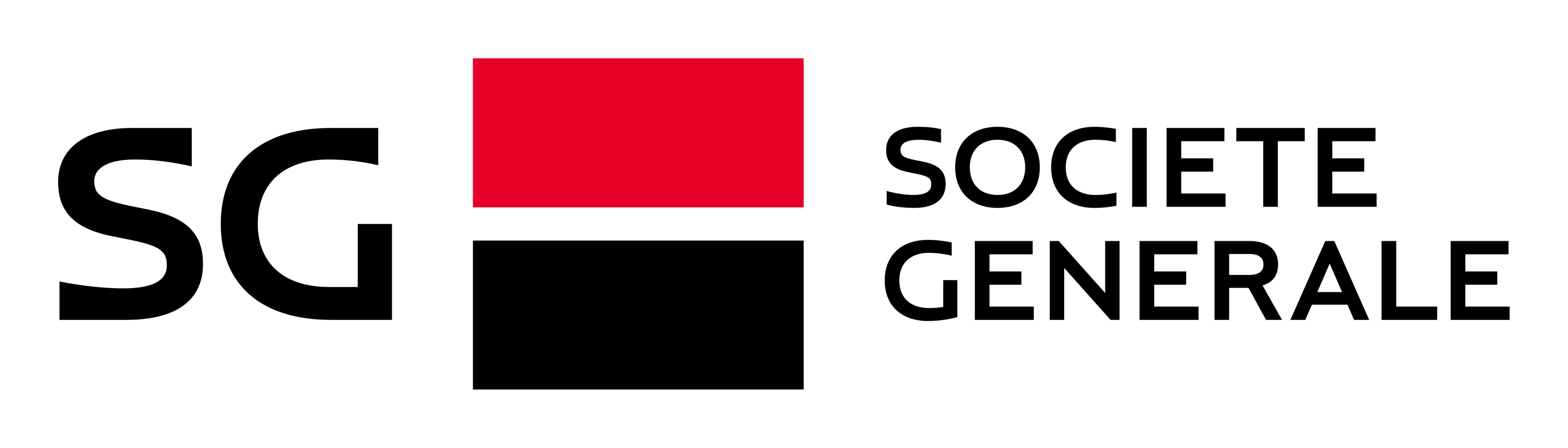 Socgen logo on a transparent background