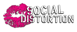Social Distortion logo, wordmark version, on a transparent background