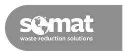 Somat logo, monochrome wordmark version, on a transparent background