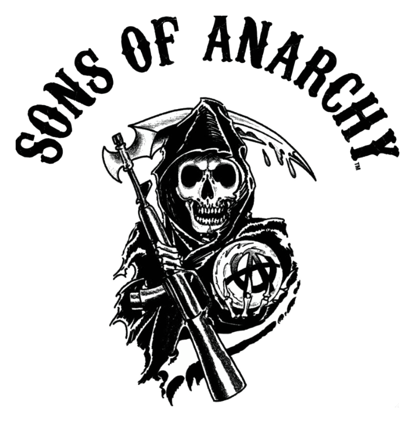 Sons of Anarchy logo on a transparent background