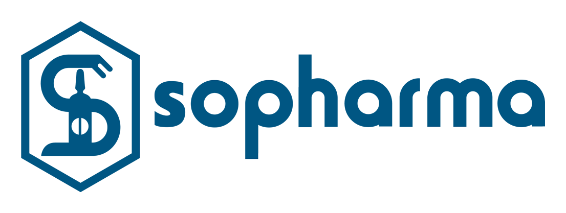 Sopharma logo on a transparent background