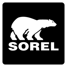 Sorel logo, black icon version, on a transparent background