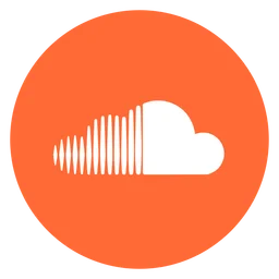 Soundcloud logo, icon version, on a transparent background