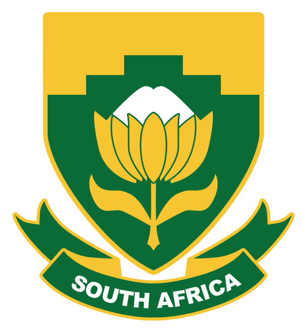 South Africa logo on a transparent background