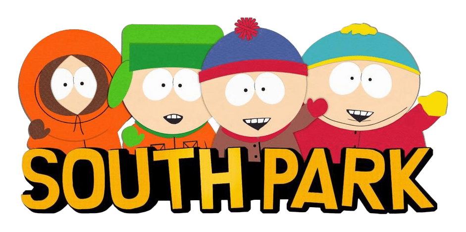 South Park logo on a transparent background