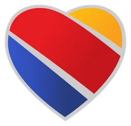 Southwest Airlines logo, icon version, on a transparent background