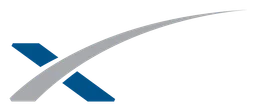 Spacex logo, horizontal version, on a transparent background
