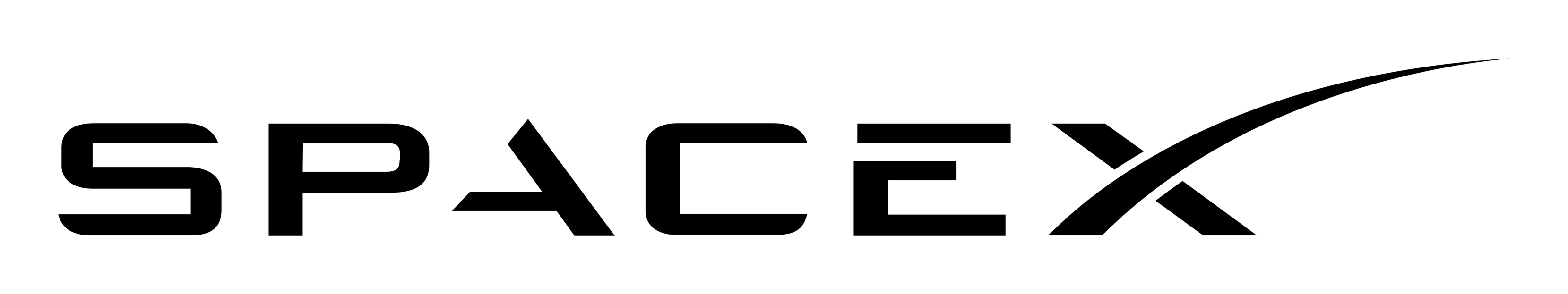 Spacex logo on a transparent background