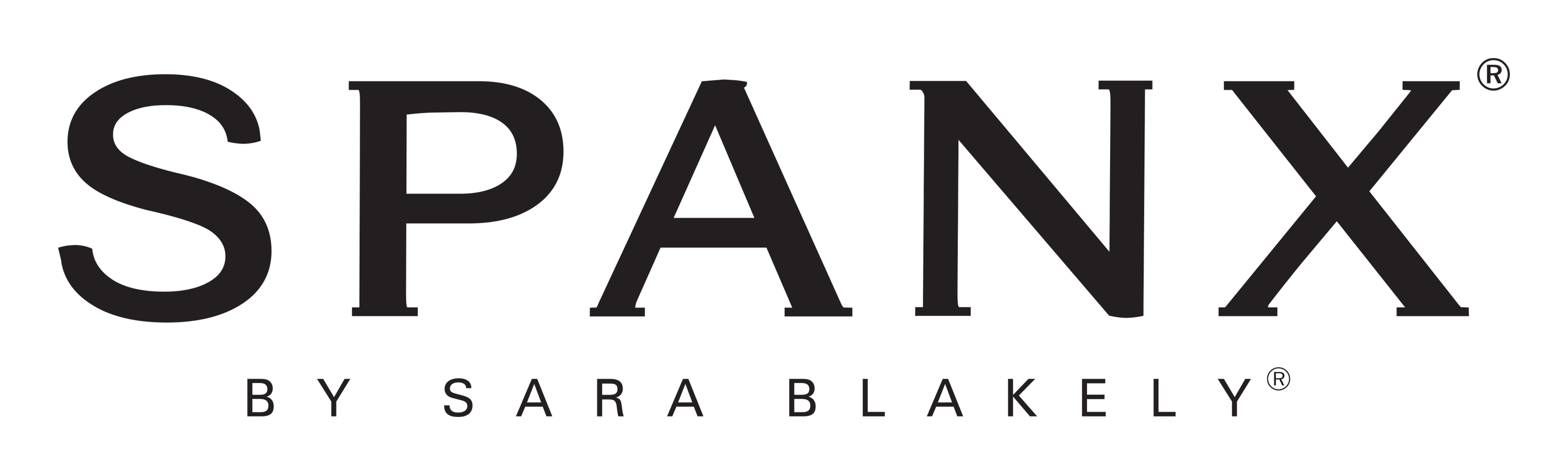 Spanx logo on a transparent background