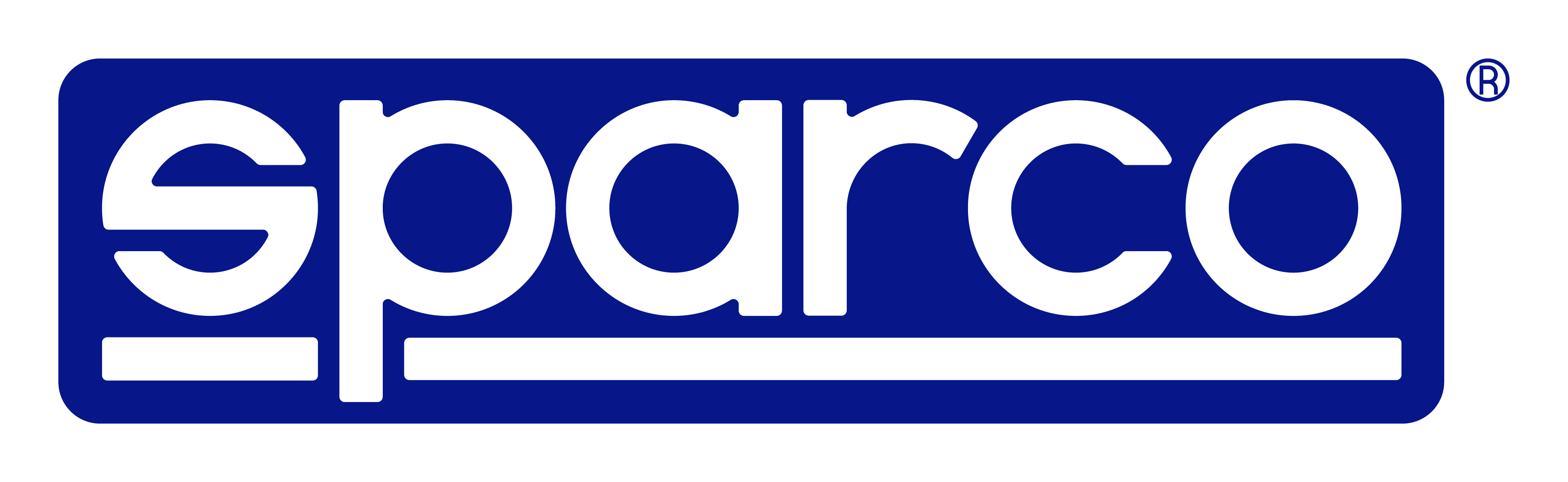 Logo da Sparco em fundo transparente