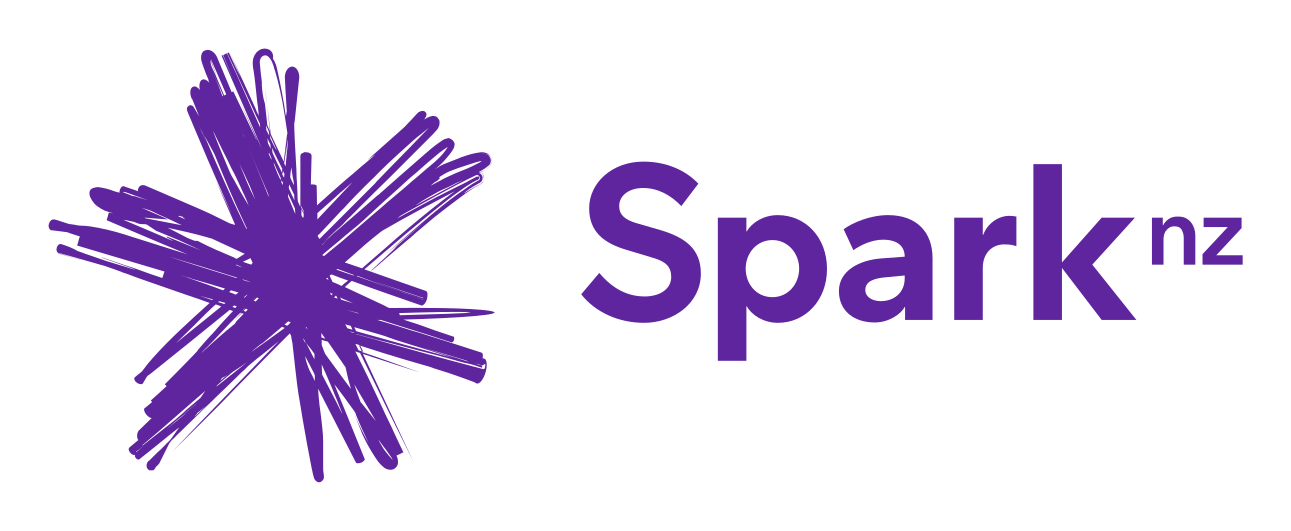 Spark NZ Logo auf transparentem Hintergrund