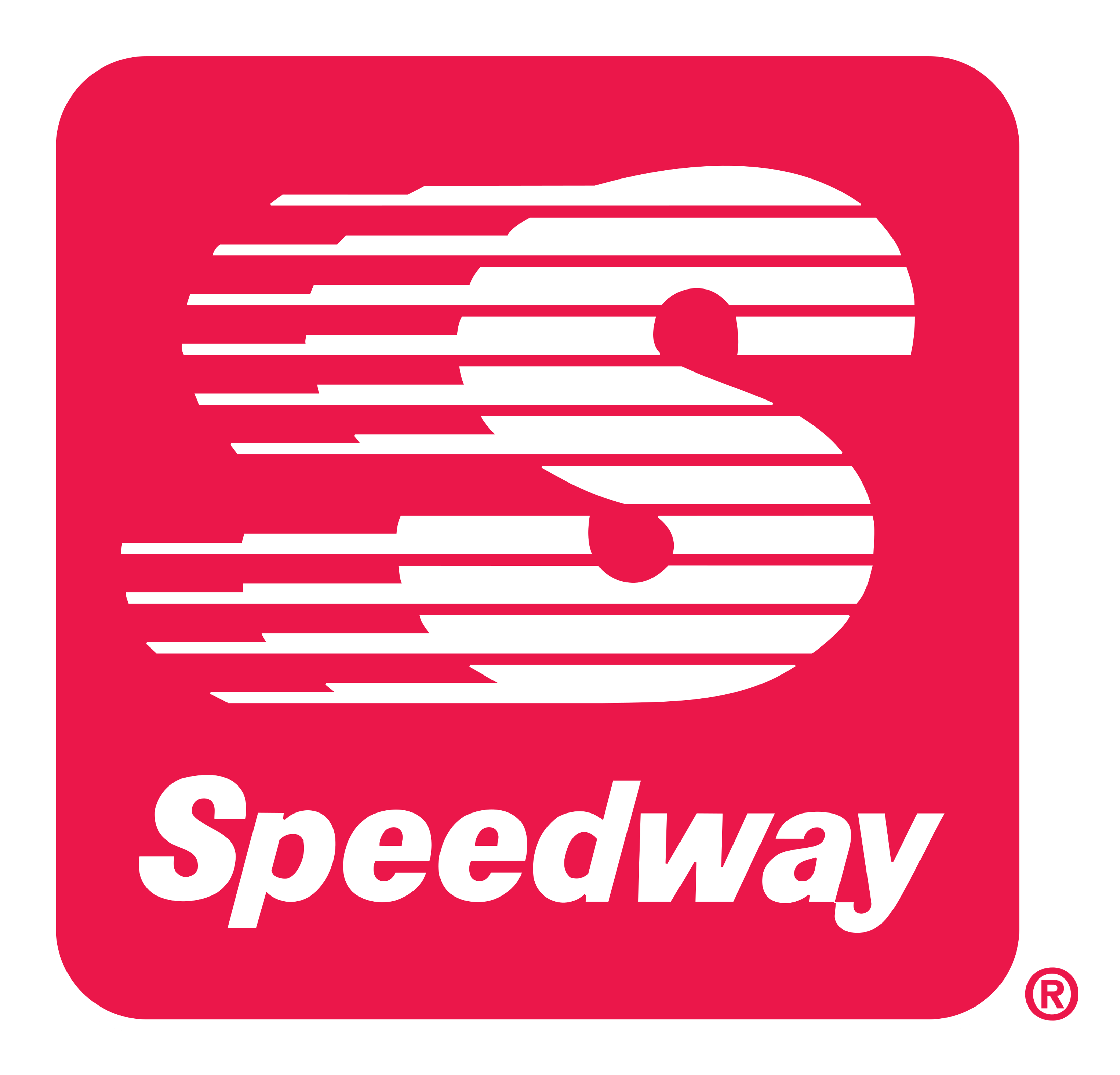 Speedway logo on a transparent background