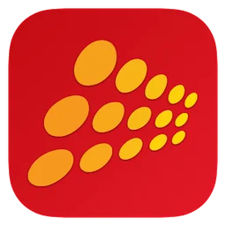 Spicejet logo, icon version, on a transparent background