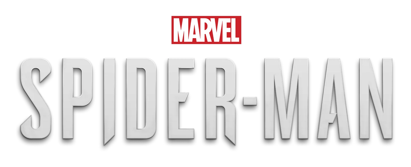 Logo de Spider Man sobre fondo transparente