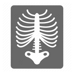 Spine RX logo, monochrome icon version, on a transparent background