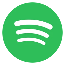 Spotify logo, icon version, on a transparent background
