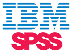 SPSS logo, horizontal version, on a transparent background