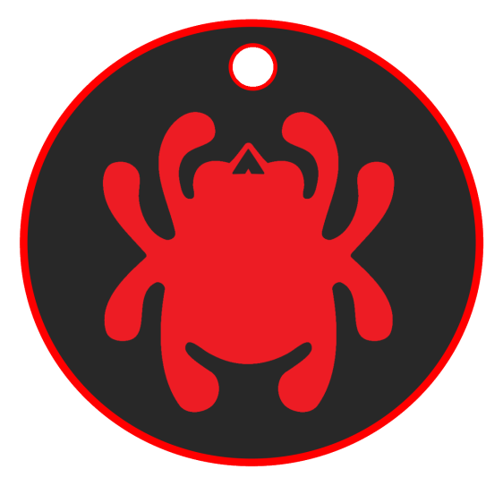 Spyderco logo on a transparent background