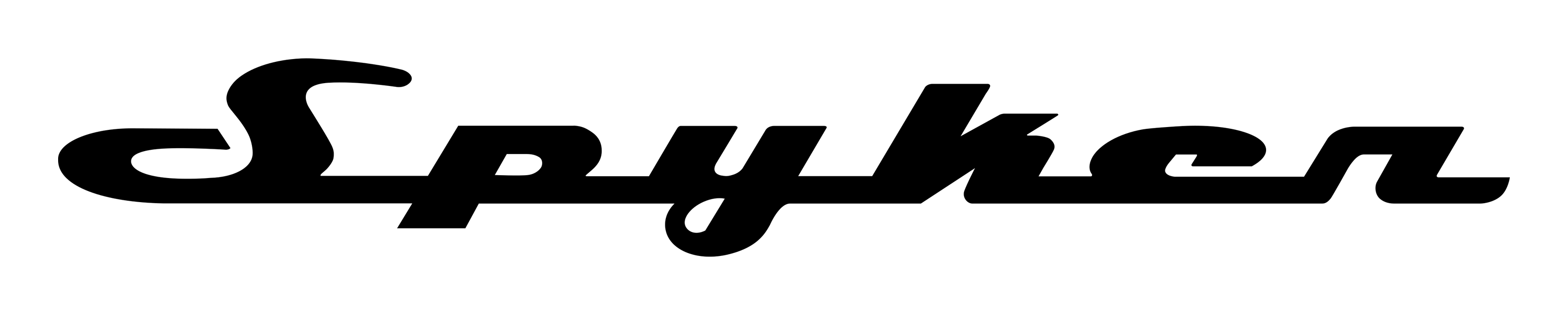 Spyker logo on a transparent background