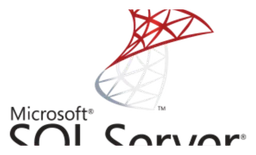 SQL Server logo, horizontal version, on a transparent background