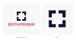 Square logo, white version, on a transparent background