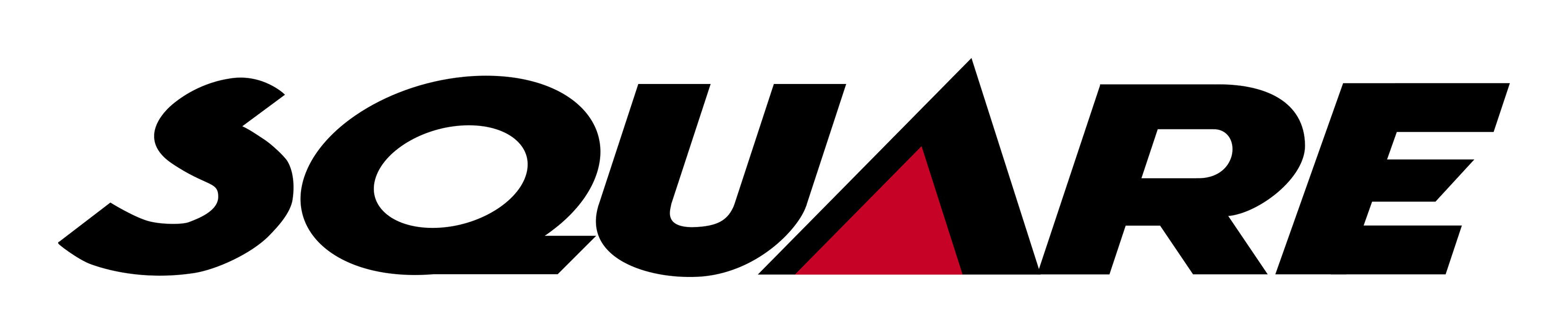 Square logo on a transparent background