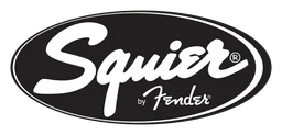 Squier logo, monochrome version, on a transparent background