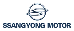 Ssangyong logo, wordmark version, on a transparent background